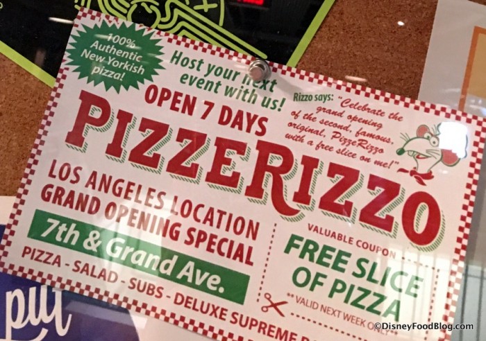 PizzeRizzo Coupon Advertisement