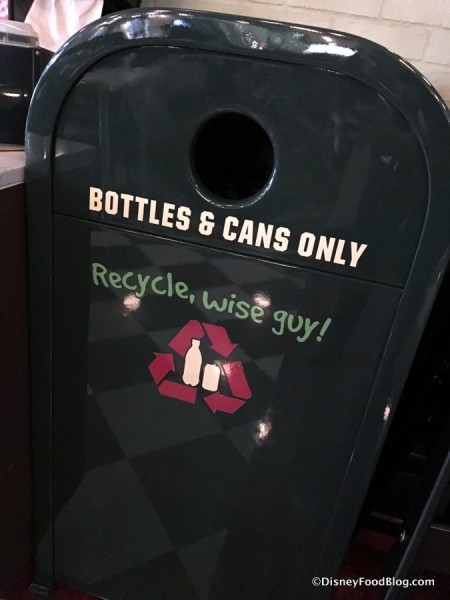 Trash Can at PizzeRizzo's