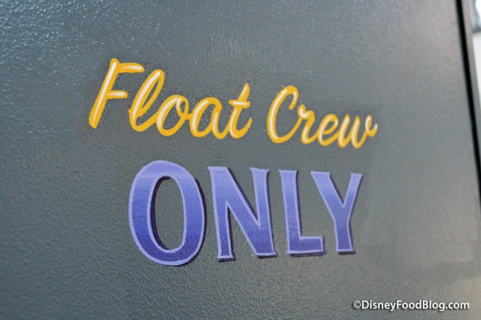 "Float Crew Only"
