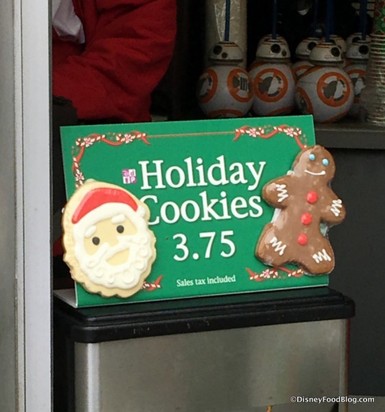 Holiday Cookies at Popcorn Stands