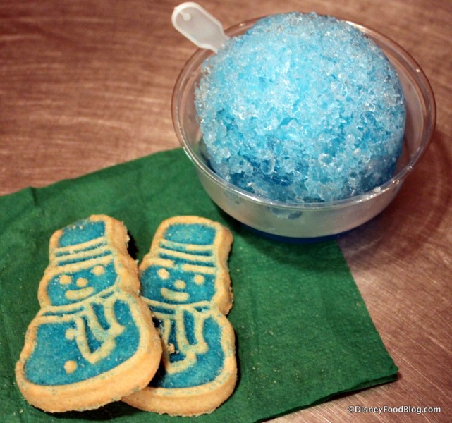 Snowman Sugar Cookies and Snow Cone