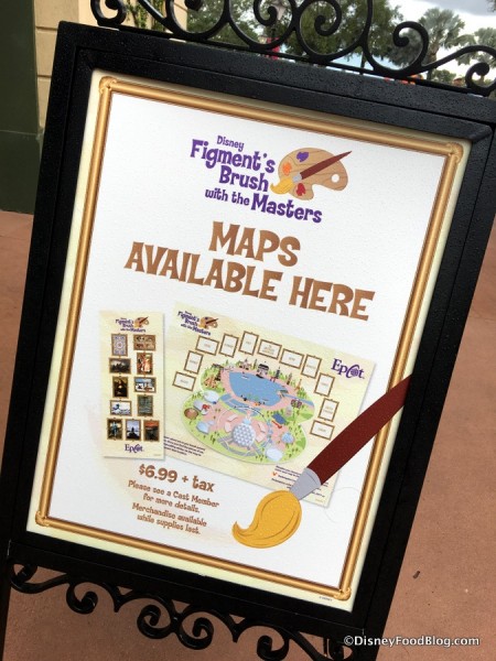 Figment's Brush with the Master sign