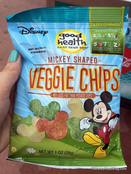 Mickey-shaped Veggie Chips