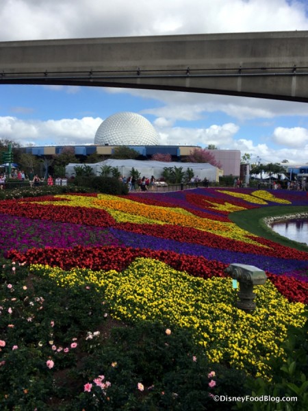 Epcot during the Flower and Garden Festival