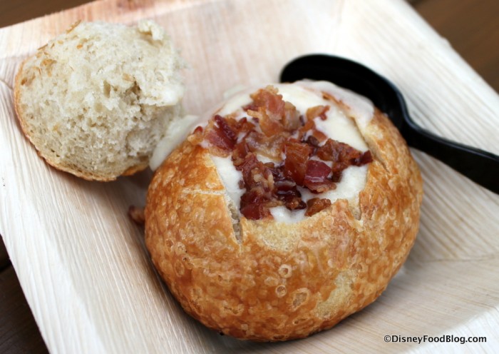 Yummy Soup in a Bread bowl has been a staple at the past two festivals