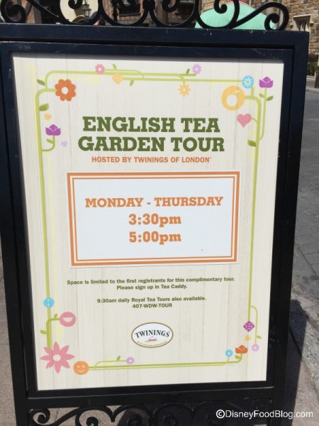 English Tea Garden Tour