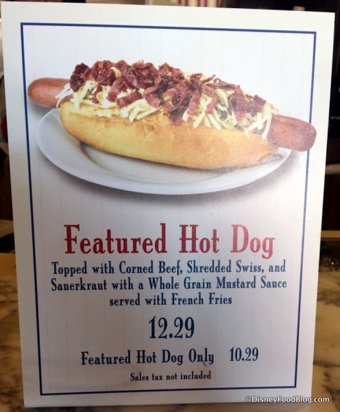 March Featured Hot Dog