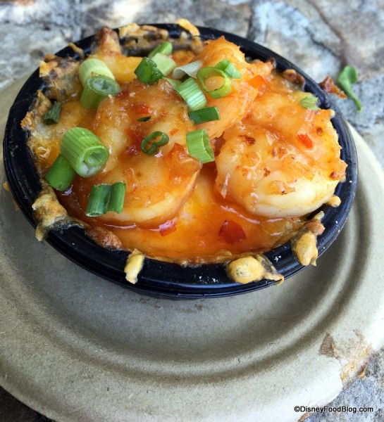 Baked Macaroni and Cheese with Shrimp and Sweet Chili Sauce