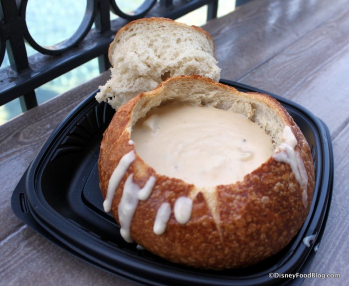 Loaded Baked Potato Soup in a Sourdough Bread Bowl