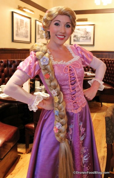 Rapunzel at the Bon Voyage Character Breakfast