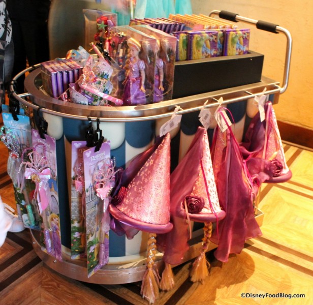 Rapunzel and Little Mermaid Merchandise Cart