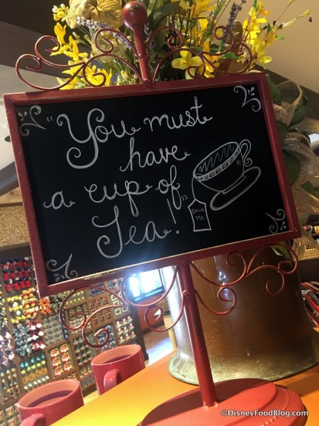 Sign in Mickey's Pantry
