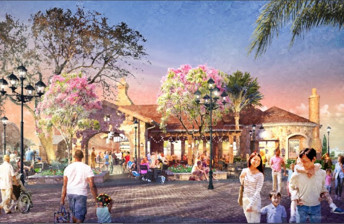 Artist rendering of new restaurant in Disney Springs ©Disney