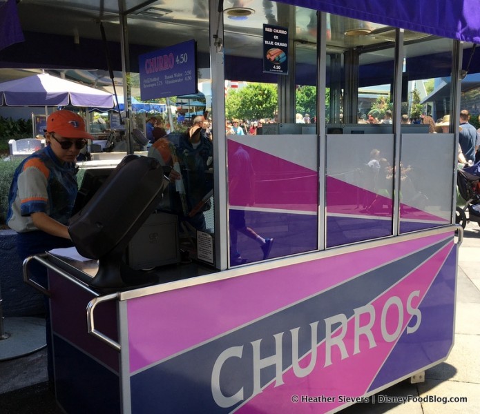 Churro Cart in Disneyland's Tomorrowland