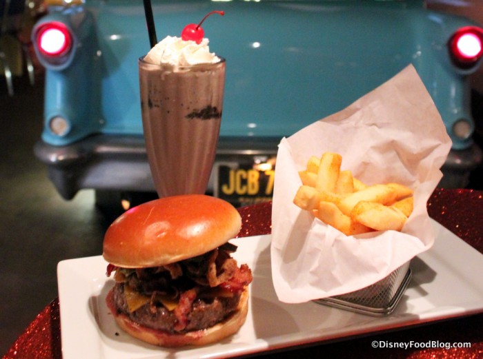 Sci-Fi Drive-In BBQ Burger Meal