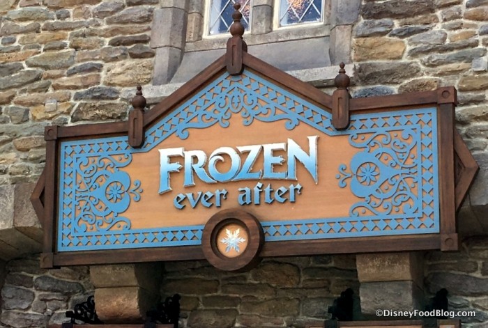 Frozen Ever After Entrance in Epcot