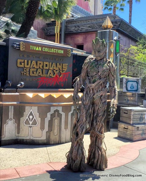 Groot at Disney California Adventure