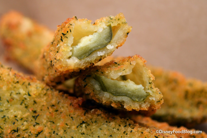 Fried Pickle Cross-Section