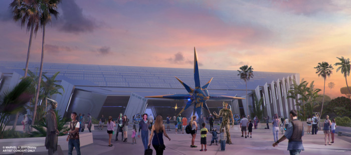 Guardians of the Galaxy attraction Concept Art ©Disney