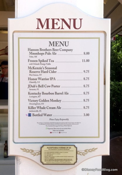Block and Hans Menu