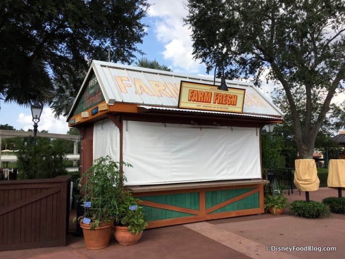 2017 Epcot Food and Wine Festival Farm Fresh Booth