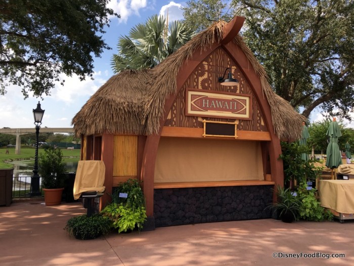 2017 Epcot Food and Wine Festival Hawaii Booth