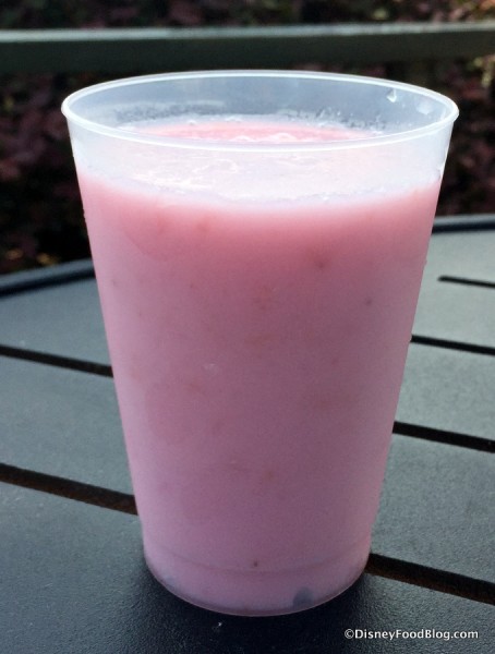 Strawberry Smoothie made with Blue Diamond Almond Breeze® Almondmilk (Non-Alcoholic)
