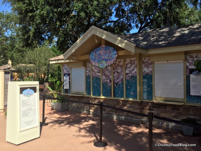 2017 Epcot Food and Wine Festival The Almond Orchard BOOTH