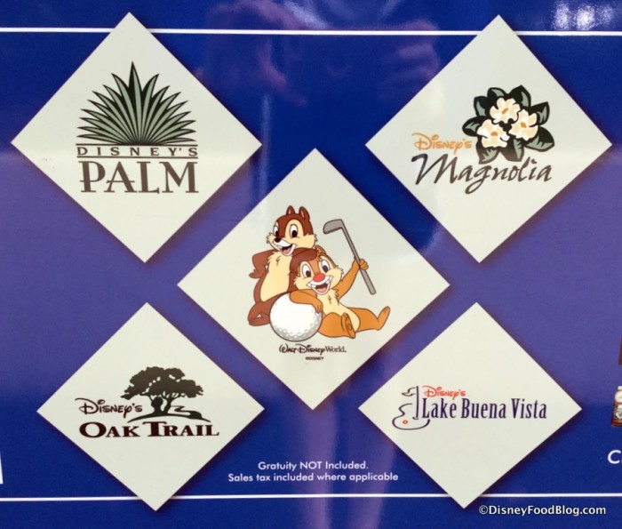 Disney Golf Course Logos