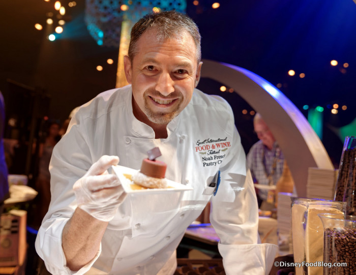 Chef Noah French at the Epcot Food and Wine Festival Party for the Senses