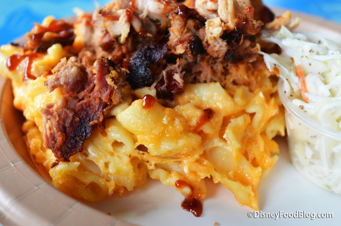Baked Macaroni and Cheese with Pulled Pork