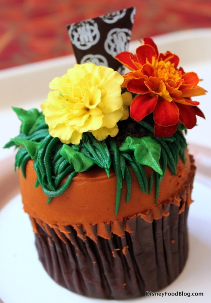 Blumentopf-Cupcake