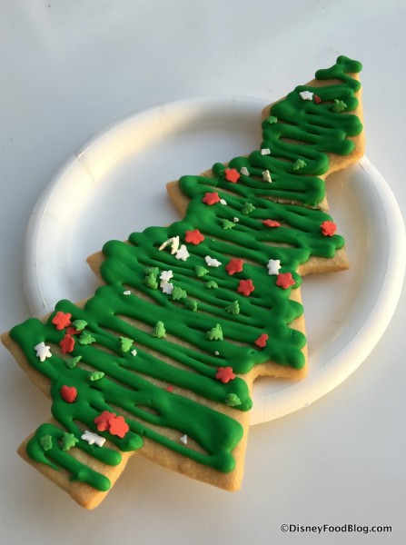Holiday Tree Sugar Cookie