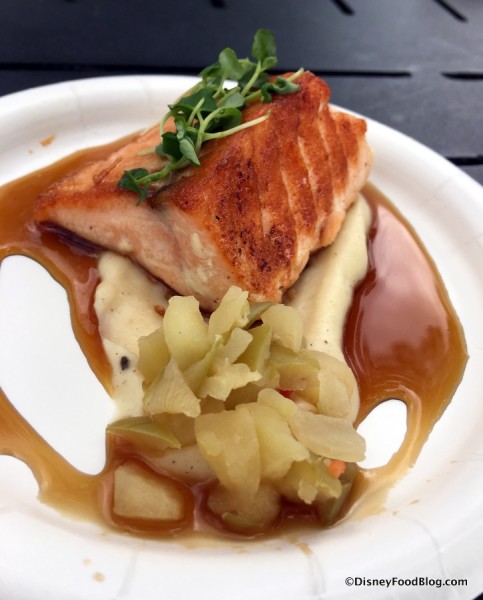 Seared Salmon with Crown Royal Whiskey Glaze