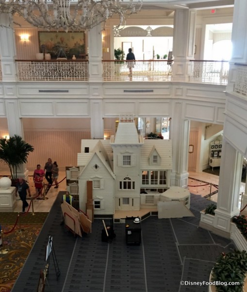 2017 Grand Floridian Gingerbread House In Progress  (Early November)