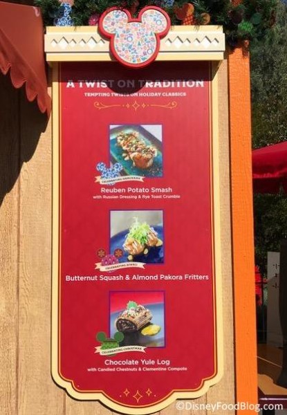 A Twist on Tradition both menu