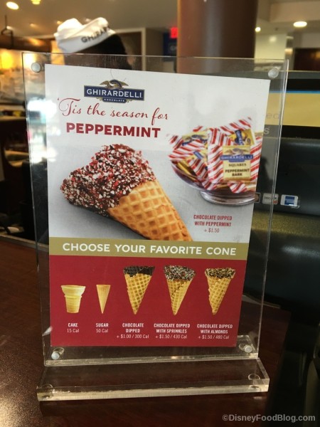 Peppermint Ice Cream Cone