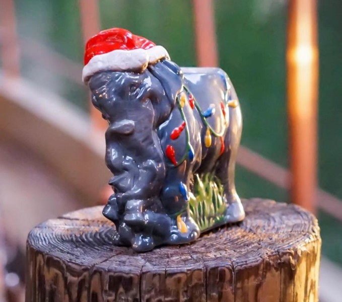 Holiday Elephant Tiki Mug ©Disney