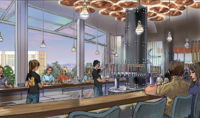 Artist rendering of bar area ©BallastPoint