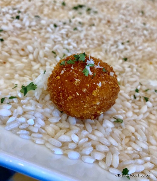 Rice and Goat Cheese Ball