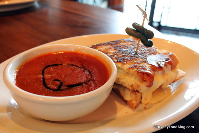 Organic Tomato Soup and Gooey Grilled Cheese