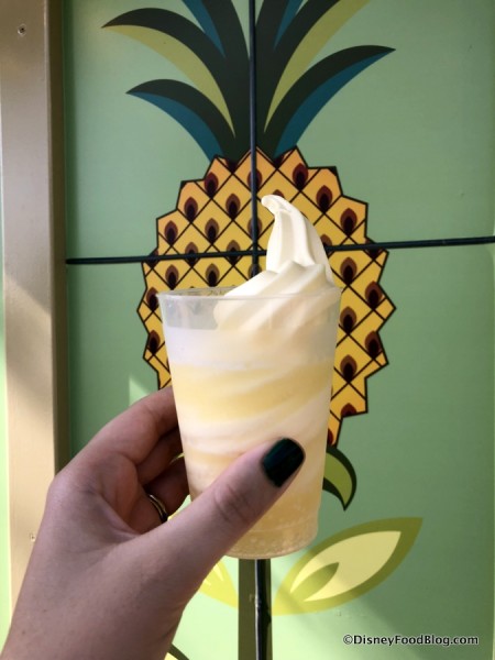 Pineapple Soft-serve with Fanta