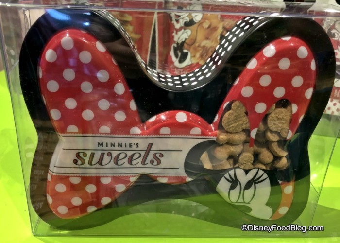 Minnie's Sweets Mini Snickerdoodle Cookies in a Bow Tin