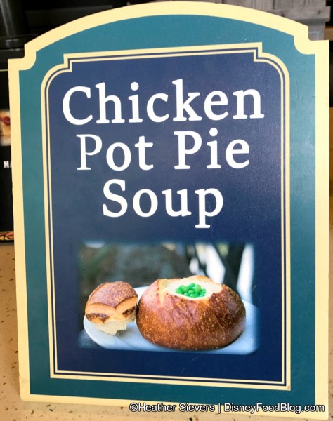 Seasonal Chicken Pot Pie Soup Sign