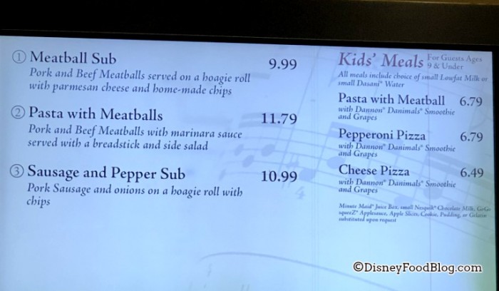 New Sausage and Pepper Sub at All-Star Music's Intermission Food Court