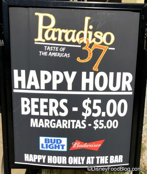 Paradiso 37 Happy Hour! 