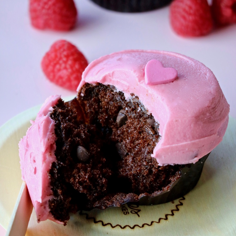Image result for disney food blog raspberry chocolate chip cupcake