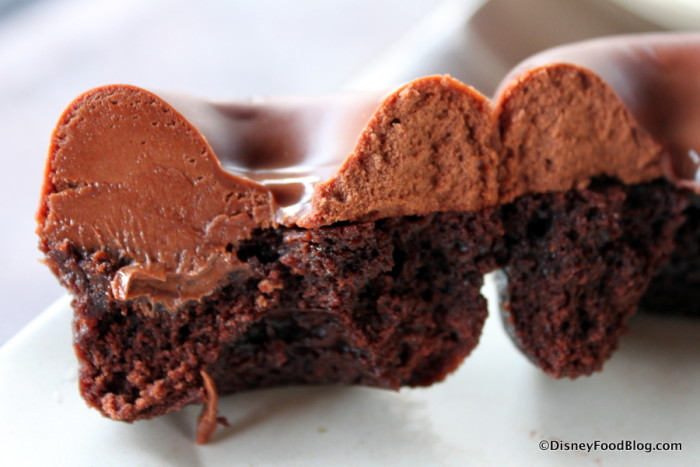 Chocolate Brownie Mousse cross-section