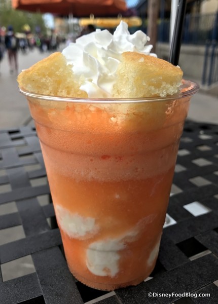 Orange-Vanilla Cream Float with Whipped Cream (non-alcoholic)