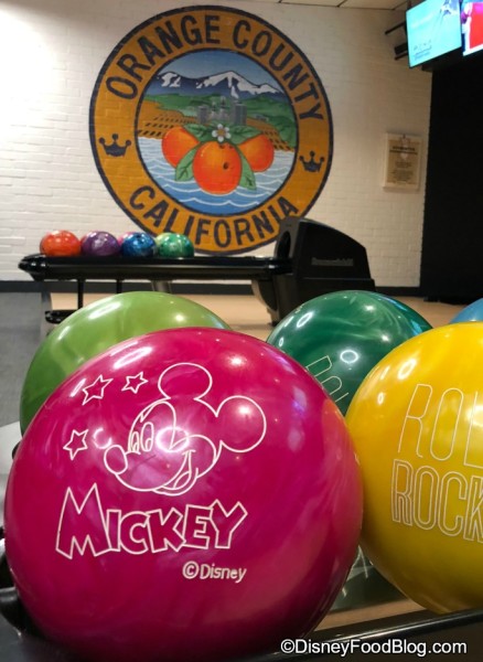 It's not Splitsville without Mickey Bowling Balls!